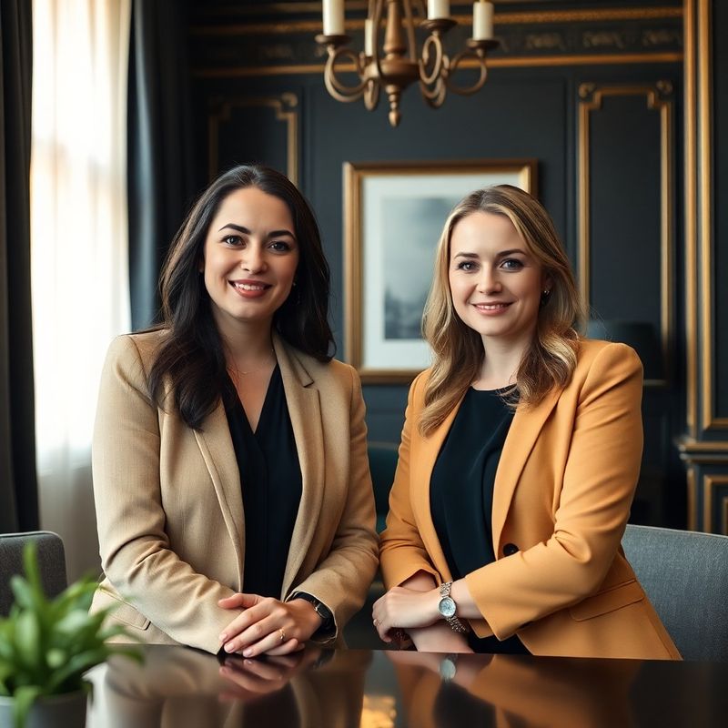Dva finanční poradci Horák a Procházková ve své kanceláři